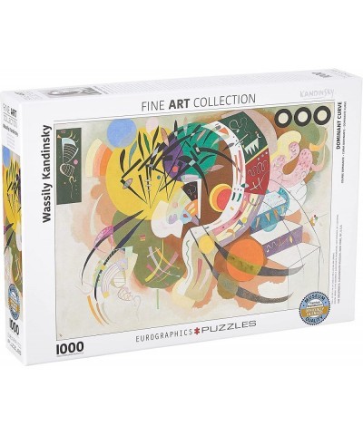 Dominant Curve by Wassily Kandinsky (1000 Piece) Puzzle (6000-0839) White $29.19 Jigsaw Puzzles