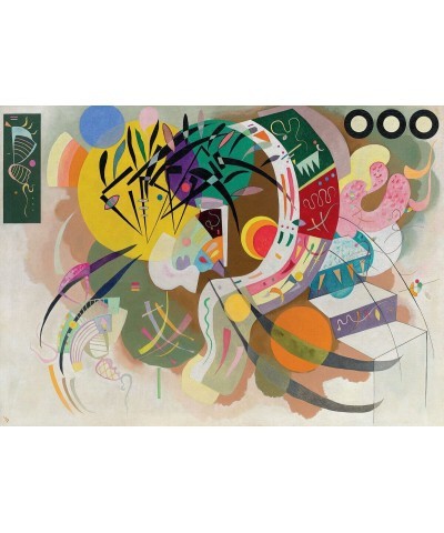 Dominant Curve by Wassily Kandinsky (1000 Piece) Puzzle (6000-0839) White $29.19 Jigsaw Puzzles