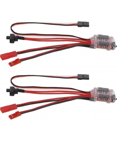 2PCS 30A ESC Brushed Electric Speed Controller Forward Reverse Brake Dual Way ESC for 130 180 260 Motor 1/16 1/18 1/24 Car Bo...