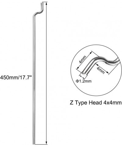 1.2mm x 450mm (17.7 Inch) Steel Z Pull/Push Rods Parts for RC Airplane Plane Boat Replacement (Pack of 20) $28.28 Remote & Ap...