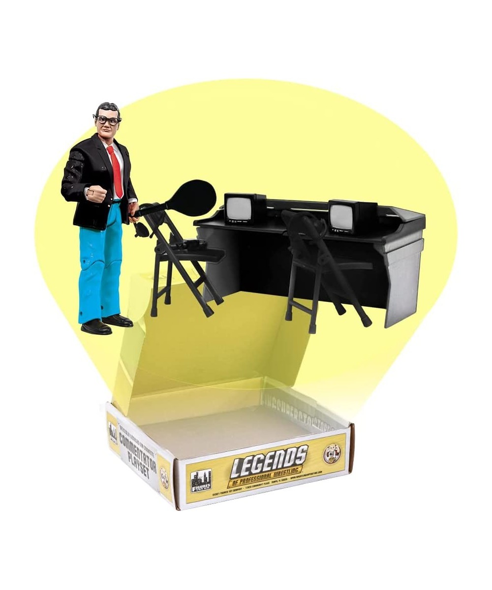 Legends of Professional Wrestling Series Action Figures: Jim Cornette [Boxed Commentator Edition] $69.19 Action Figures