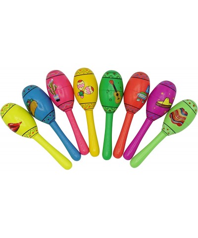 16 Fiesta Maracas Party Favors for Kids & Adults Wooden - Cinco de Mayo Mexican Party Supplies Fiesta Decoration By 4E’s Nove...