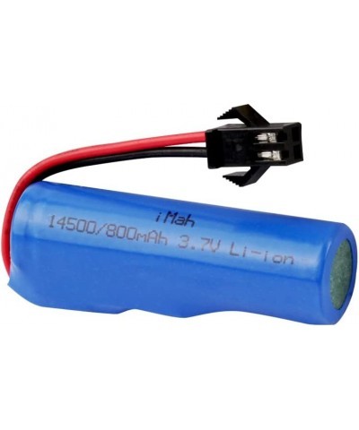 3.7V 800mAh Li-ion Battery SM-2P Plug with USB Charger for Double Sided RC Stunt Car Small RC Boat Tumbling Amphibious E35 DE...