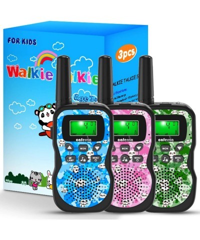 3 Pack Walkie Talkies for Kids 3 KMs Range Kids Walkie Talkies with 22 Channel 2 Way Radio Kids Toys with Backlit LCD Flashli...