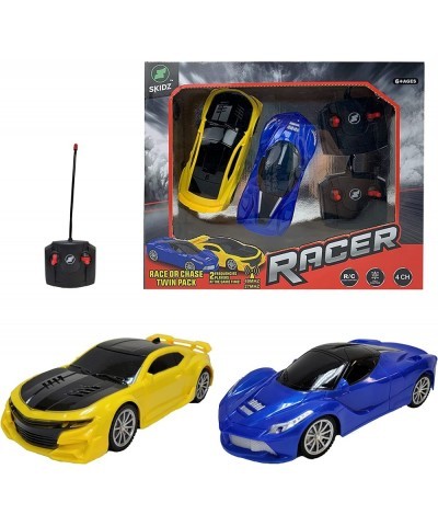 Cars for Kids Remote Control Toy Car High Speed Racer Boys Ages 6-7 Years 8-12 4WD Off-Road 1:24 Scale 2 Two Pack R/C Set 27m...