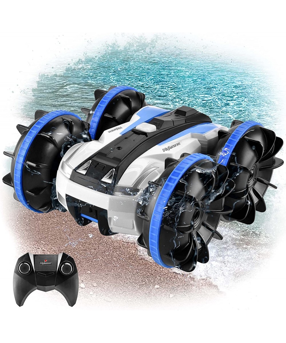 Toys for 3 4 5 6 7 Year Old Boys A206 Amphibious Remote Control Car Boat Waterproof RC Car Toys for Kids All Terrain Stunt Ca...