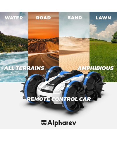 Toys for 3 4 5 6 7 Year Old Boys A206 Amphibious Remote Control Car Boat Waterproof RC Car Toys for Kids All Terrain Stunt Ca...