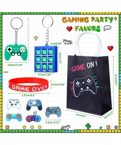 Video Game Party Favors Set 100 Pcs Video Game Controller Keychains Video Game Party Bags Tic Tac Toe Keychain Game Themed Si...