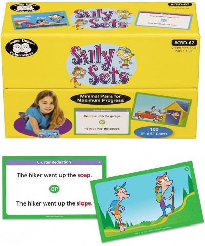 |Silly Sets Minimal Pairs for Maximum Progress Fun Deck | Listening Skills and Language Development Flash Cards | Educational...