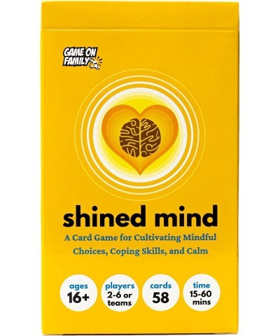 Shined Mind: A Card Game for Cultivating Mindful Choices Coping Skills and Calm (58 Cards) Mindfulness and Affirmation Relief...