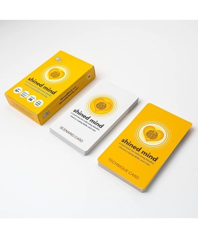 Shined Mind: A Card Game for Cultivating Mindful Choices Coping Skills and Calm (58 Cards) Mindfulness and Affirmation Relief...