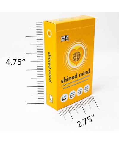 Shined Mind: A Card Game for Cultivating Mindful Choices Coping Skills and Calm (58 Cards) Mindfulness and Affirmation Relief...