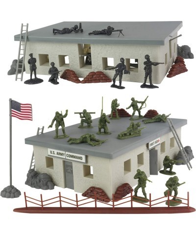 BMC WW2 Secret Stronghold - 36pc Plastic Army Men German Bunker Playset $76.37 Play Figure Playsets