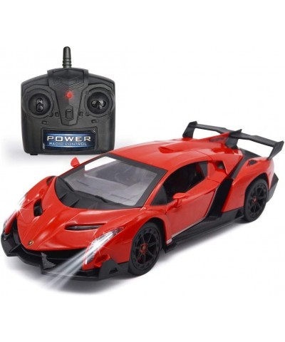 Electric RC Car-Lamborghini Veneno Radio Remote Control Vehicle Sport Racing Hobby Grade Licensed Model Car 1:24 Scale for Ki...