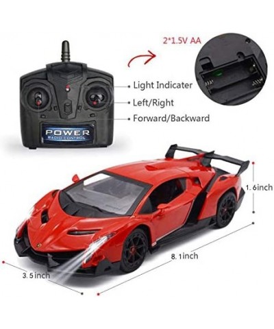 Electric RC Car-Lamborghini Veneno Radio Remote Control Vehicle Sport Racing Hobby Grade Licensed Model Car 1:24 Scale for Ki...