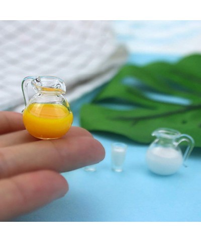 Dollhouse Decoration Accessories 1:12 /1:6 Dollhouse Miniature Scene Mode Juice Set Pretend Play Toy $15.15 Dollhouse Accesso...