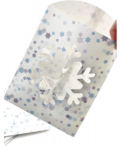 Snowflake Birthday Party Favor Bags with Clear Window 9" x 6" (10 Count) $16.04 Kids' Party Favor Sets