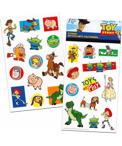 Disney Pixar Toy Story Stickers Party Favors Set ~ Bundle Includes 8 Sheets of Toy Story Stickers Featuring Buzz Woody Rex Mr...