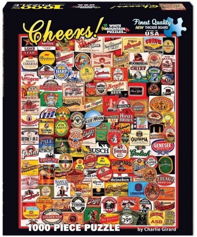 Puzzles Cheers - 1000 Piece Jigsaw Puzzle $35.47 Jigsaw Puzzles