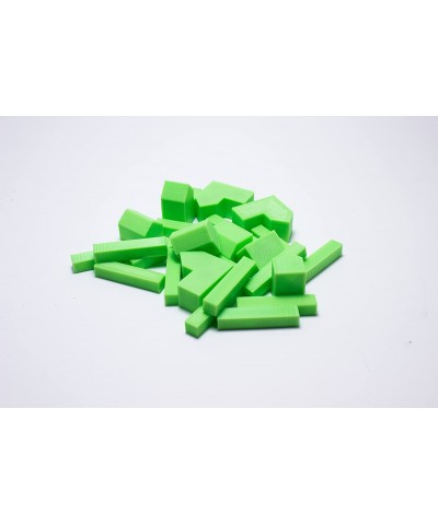 Settlers of Catan Compatible Replacement Board Game Pieces - Single Player - 3D Prints (Green) $23.57 Game Accessories