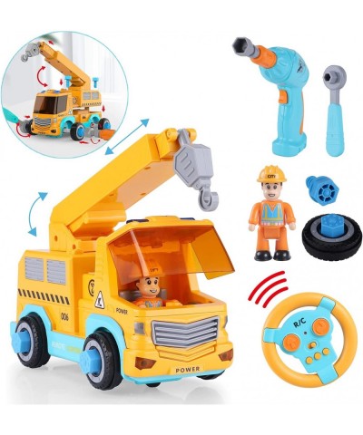 Take Apart Car STEM Toy Building Set for 3 4 5 Year Old Boy & Girl with Electric Toy Drill and Remote Control Construction Ve...