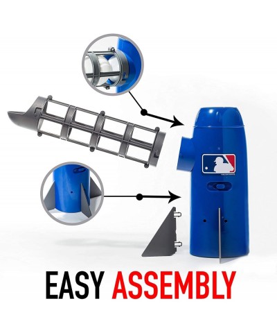 MLB Kids Pitching Machine - POP ROCKET Kids Baseball Trainer - Includes 5 Plastic Baseballs & Baseball Bat Multicolor $67.31 ...