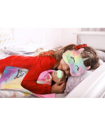 18-inch Doll Clothes and Doll Sleeping Bag Set with Matching Sleepover Masks & Pillow $25.50 Doll Accessories