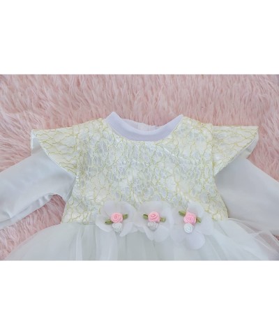 Reborn Baby Doll Outfits Accessories 5 Piece Set for 20-22 Inch Reborn Baby Dolls Girl Clothes White Skirt $32.86 Doll Access...