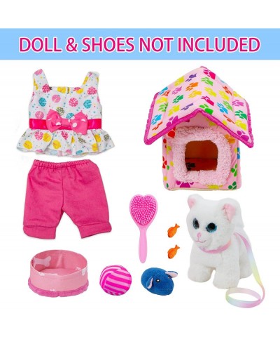 American Doll Clothes and Accessories - Pet Kitty Play Set fit American 18 Inch Doll Including 18 Inch Doll Clothes Pet Nest ...