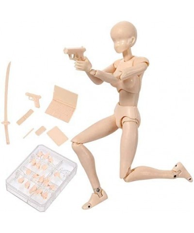 Action Figures Body-Kun DX & Body-Chan DX PVC Figure Model Drawing for S H Figuarts with Box for Artists (Female Skin Color) ...