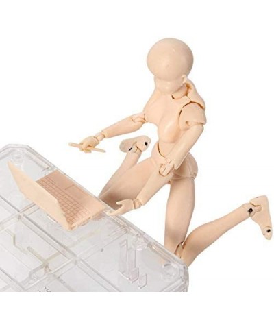 Action Figures Body-Kun DX & Body-Chan DX PVC Figure Model Drawing for S H Figuarts with Box for Artists (Female Skin Color) ...