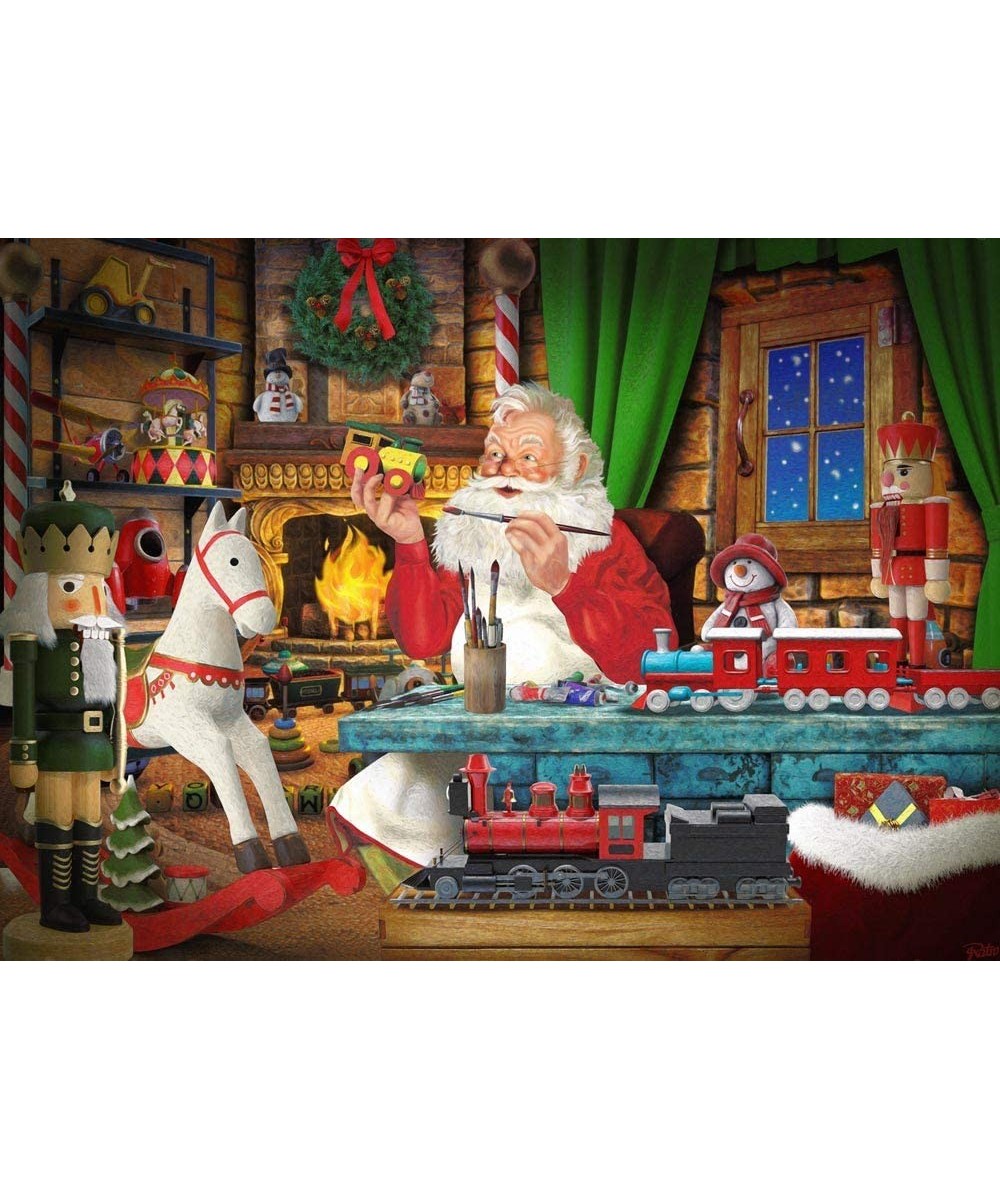 Santa's Toyworks Christmas Jigsaw Puzzle 1000 Puzzle $31.34 Jigsaw Puzzles