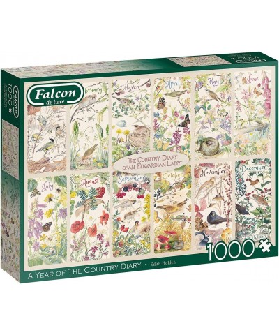 Jumbo Falcon de Luxe - A Year of The Country Diary Jigsaw Puzzles for Adults 1 000 Piece $45.78 Jigsaw Puzzles