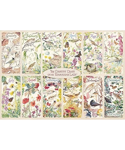 Jumbo Falcon de Luxe - A Year of The Country Diary Jigsaw Puzzles for Adults 1 000 Piece $45.78 Jigsaw Puzzles