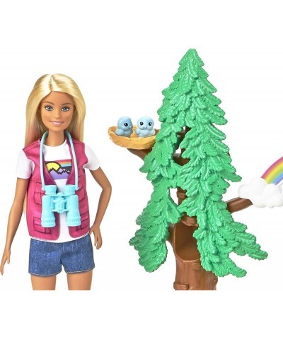 Wilderness Guide Interactive Playset with Blonde Doll (12-in) Outdoor Tree Bridge Overhead Rainbow 10 Animals & More Great Gi...