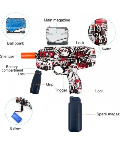 Electric Gel Ball Blaster UN-P9 Splatter Ball Blaster Toy Automatic with 35000 Gel Water Ball Goggles and Funnel Outdoor Acti...