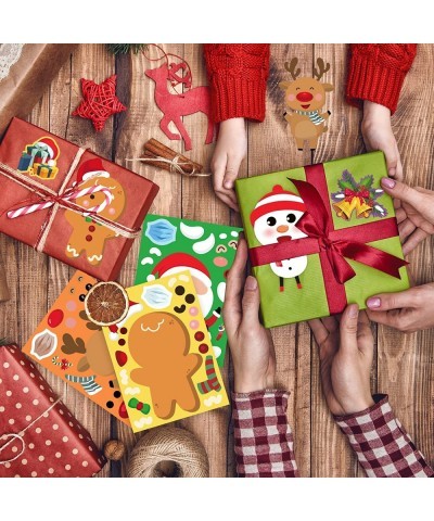 Christmas Stickers for Kids 30PCS Christmas Stickers for Crafts Christmas Face Stickers Christmas Make Your Own Stickers for ...