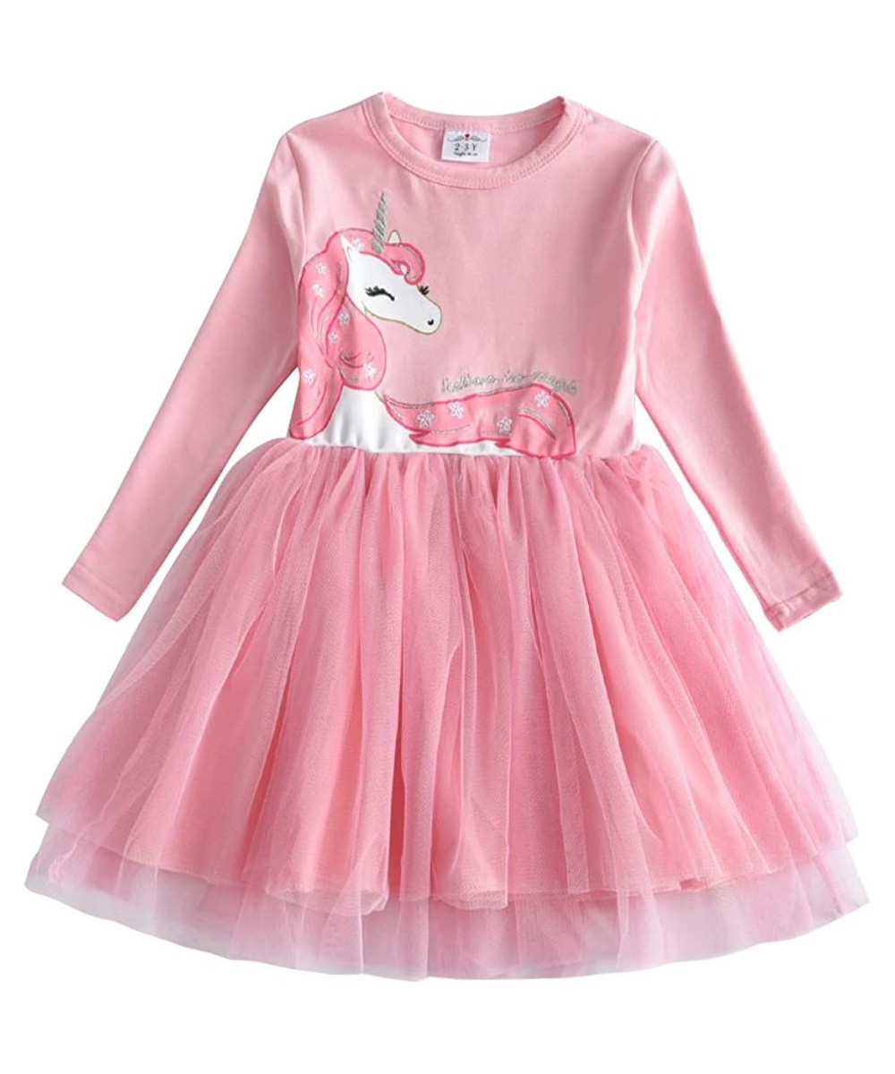 Little Girls Toddler Winter Long Sleeve Flower Party Tutu Dresses for 2-8T $34.05 Kids' Costumes