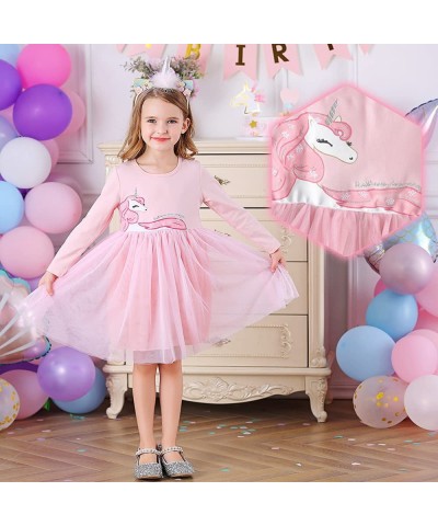 Little Girls Toddler Winter Long Sleeve Flower Party Tutu Dresses for 2-8T $34.05 Kids' Costumes