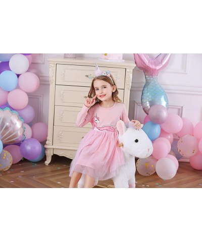 Little Girls Toddler Winter Long Sleeve Flower Party Tutu Dresses for 2-8T $34.05 Kids' Costumes