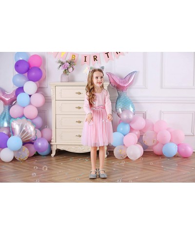 Little Girls Toddler Winter Long Sleeve Flower Party Tutu Dresses for 2-8T $34.05 Kids' Costumes