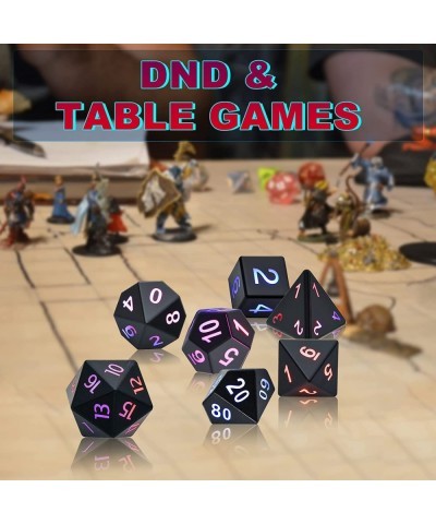 Charging Dice with Charging Box DND Dice 7 PCS LED Electronic Dice Dungeons and Dragons Dice Polyhedral Dice Sets for Tableto...