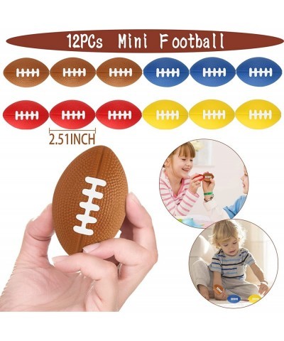 91Pcs Football Party Favors Supplies Football Silicone Wristband Mini Foam Stress Balls Keychain Tattoos Stickers Pinata Good...