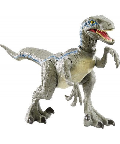 JURASSIC WORLD SAVAGE STRIKE Velociraptor Blue $44.81 Kids' Play Dinosaur & Prehistoric Creature Figures