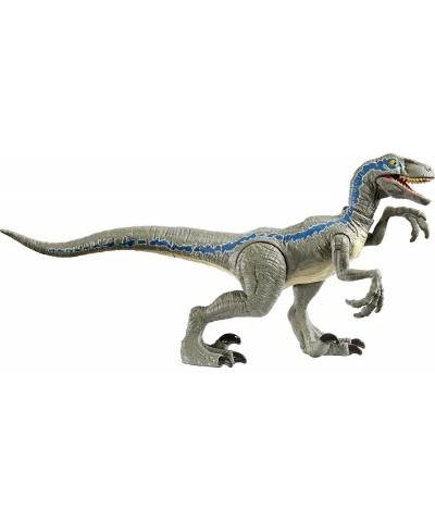 JURASSIC WORLD SAVAGE STRIKE Velociraptor Blue $44.81 Kids' Play Dinosaur & Prehistoric Creature Figures