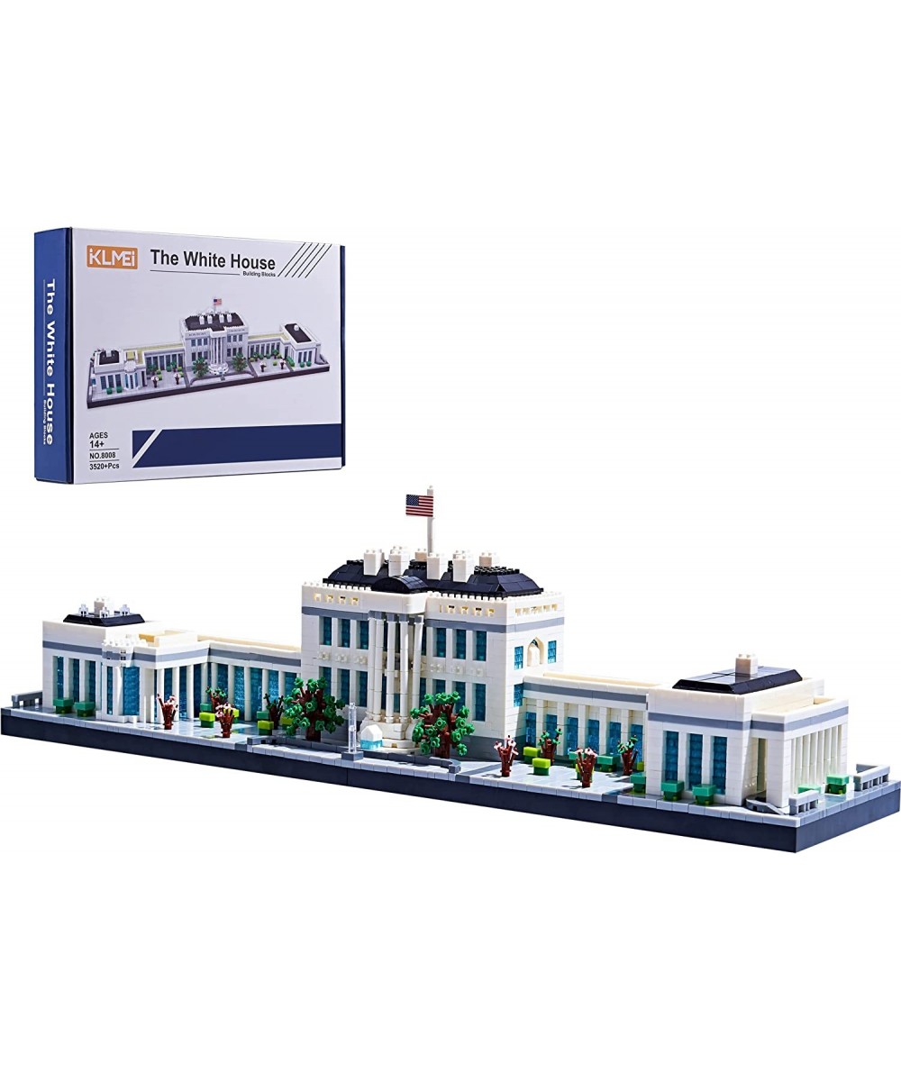 Architecture Sets for Adults White House U.S. Capital Famous Landmark Collection Building Kit Micro Blocks Gifts Mini Bricks ...