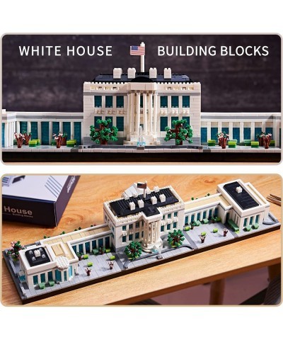 Architecture Sets for Adults White House U.S. Capital Famous Landmark Collection Building Kit Micro Blocks Gifts Mini Bricks ...