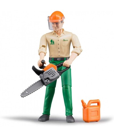 60030 bworld Logging Man / Forestry Worker with Accessories $29.25 Action Figures