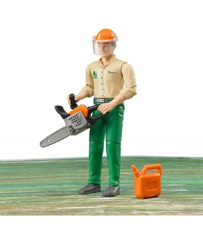 60030 bworld Logging Man / Forestry Worker with Accessories $29.25 Action Figures