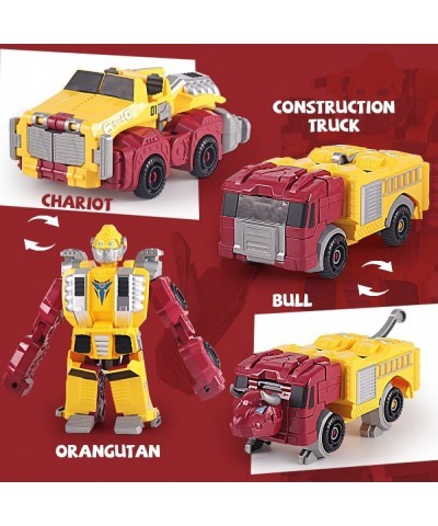 Car Toys for 3 4 5 6 7 Year Old Boys Kids Construction Trucks Vehicles Robots Transform into Big Rescue Bots 2-in-1 Magnetic ...